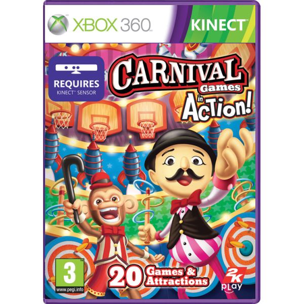 Carnival Games: In Action [XBOX 360] - BAZÁR (použitý tovar)