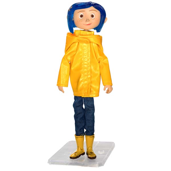 Coraline in Rain Coat Articulated Figure 18 cm