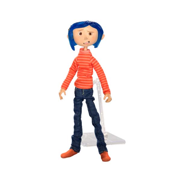 Coraline in Striped Shirt and Jeans Articulated Figure 18 cm