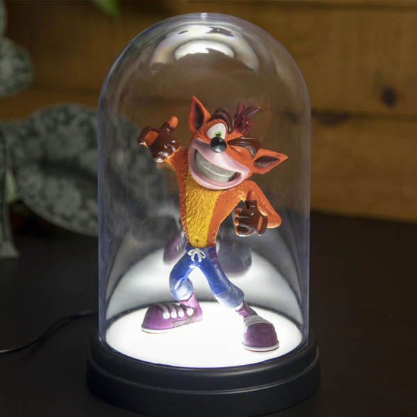 Crash Bandicoot Bell Jar Light 20 cm Crash Bandicoot Bell Jar Light 20 cm