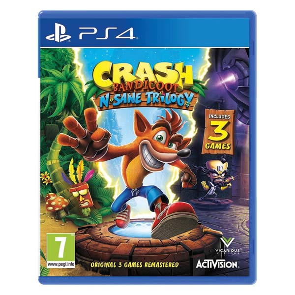 Crash Bandicoot N.Sane Trilogy [PS4] - BAZÁR (použitý tovar)