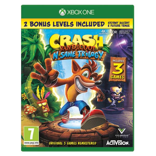 Crash Bandicoot N.Sane Trilogy [XBOX ONE] - BAZÁR (použitý tovar)