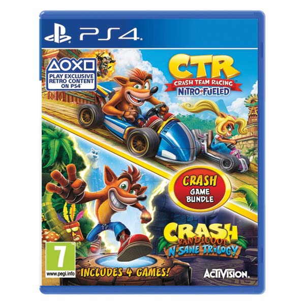 Crash Team Racing + Crash Bandicoot N.Sane Bundle [PS4] - BAZÁR (použitý tovar)