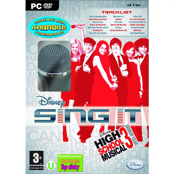 Disney Sing it! High School Musical 3: Senior Year + mikrofón