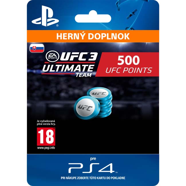 EA Sport UFC 3 - 500 UFC Points SK EA Sport UFC 3 - 500 UFC Points SK