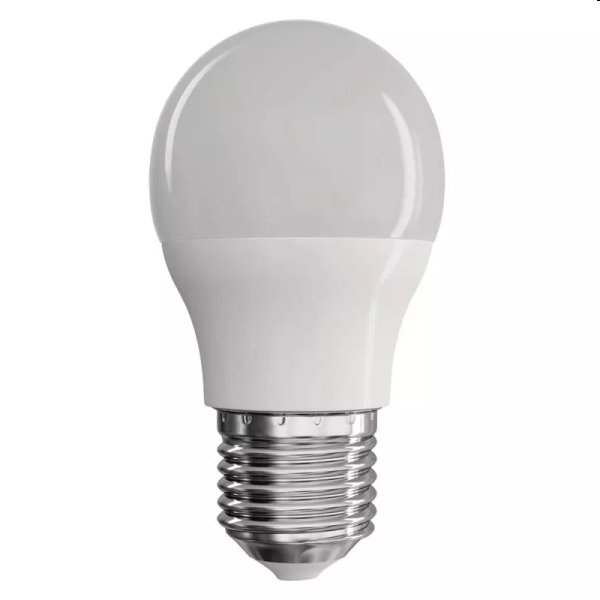 EMOS LED Žiarovka Classic Mini Globe 8W E27, teplá biela