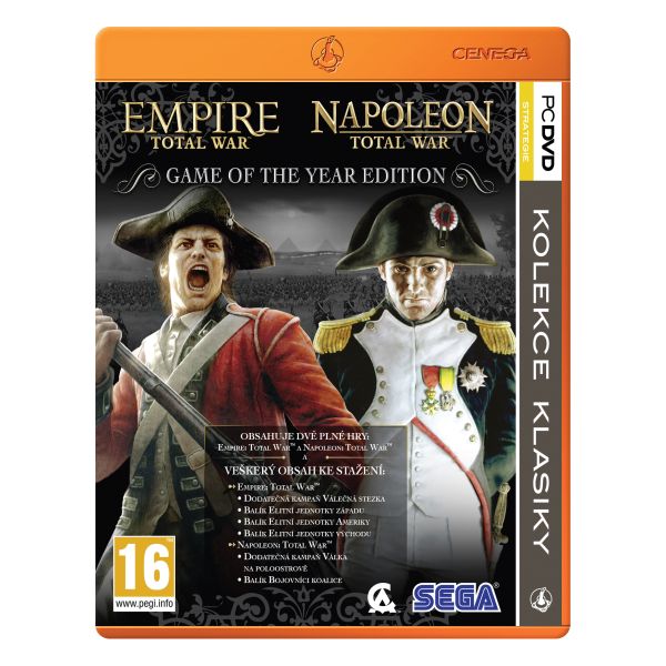 Empire & Napoleon: Total War CZ (Game of the Year Edition)