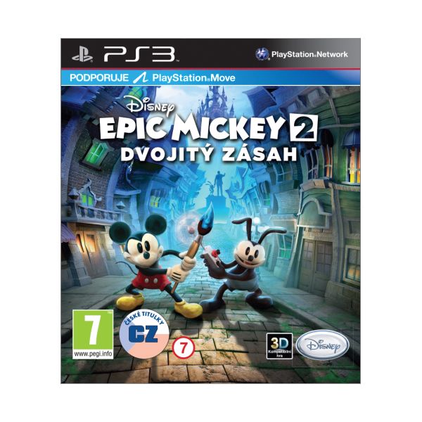 Epic Mickey 2: Dvojitý zásah CZ [PS3] - BAZÁR (použitý tovar)