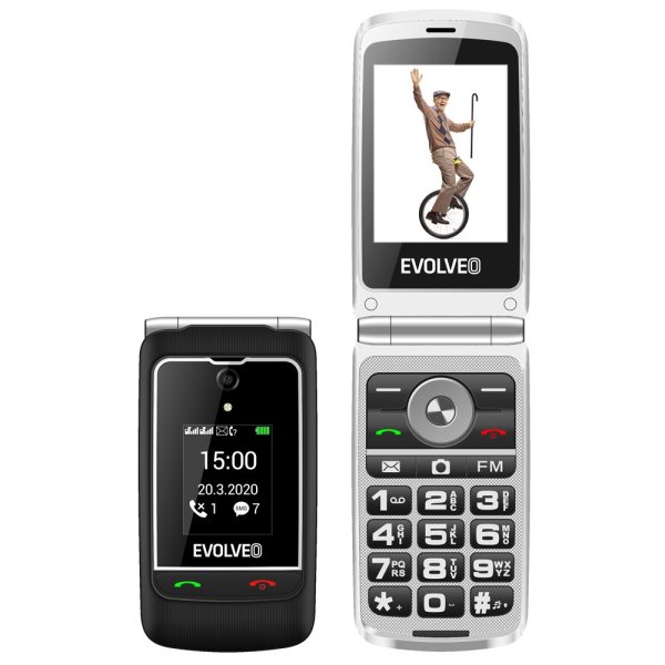 Evolveo EasyPhone FG, black + nabíjací stojan - SK distribúcia Evolveo EasyPhone FG, black + nabíjací stojan - SK distribúcia