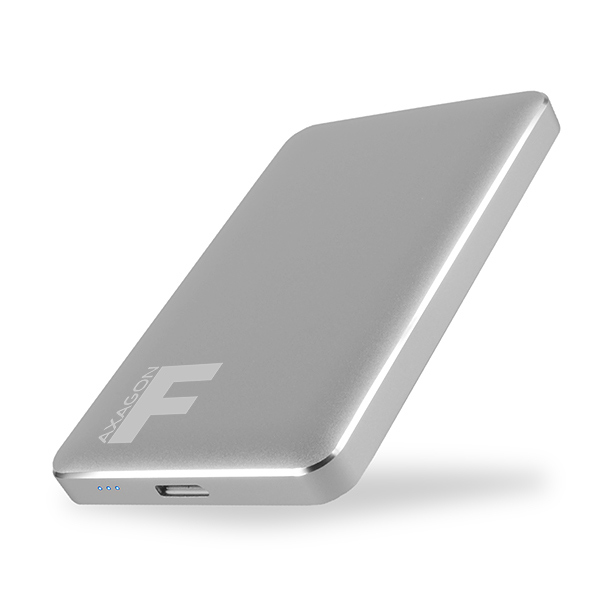 Externý box Axagon EE25-F6G USB 3.0 Fullmetal Box, grey EE25-F6G