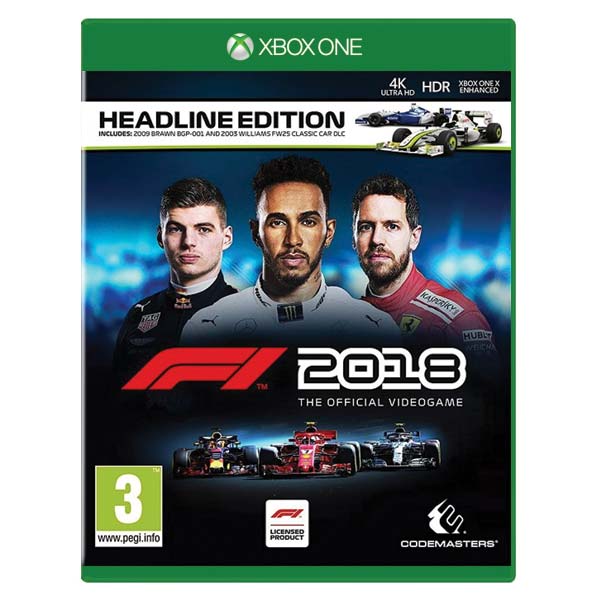 F1 2018: The Official Videogame (Headline Edition) [XBOX ONE] - BAZÁR (použitý tovar)