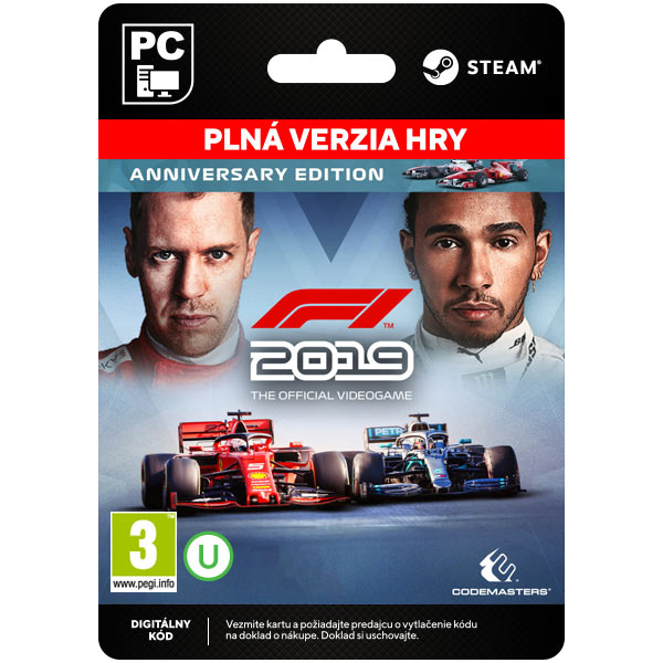 E-shop F1 2019: The Official Videogame (Anniversary Edition) [Steam]