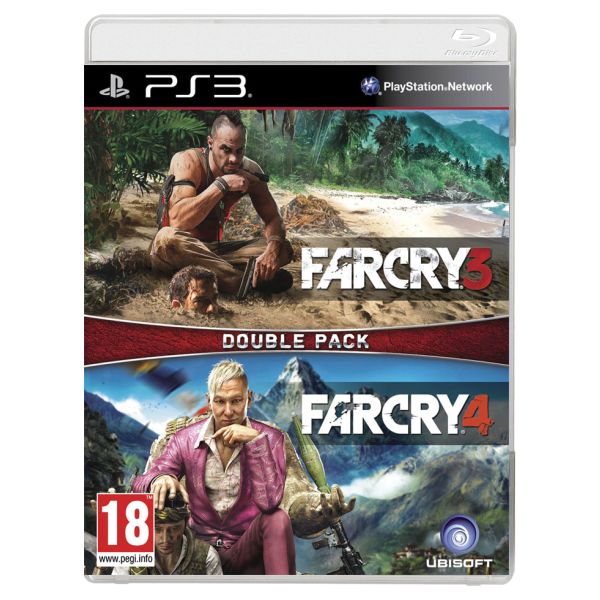 Far Cry 3 + Far Cry 4 CZ (Double Pack) [PS3] - BAZÁR (použitý tovar)