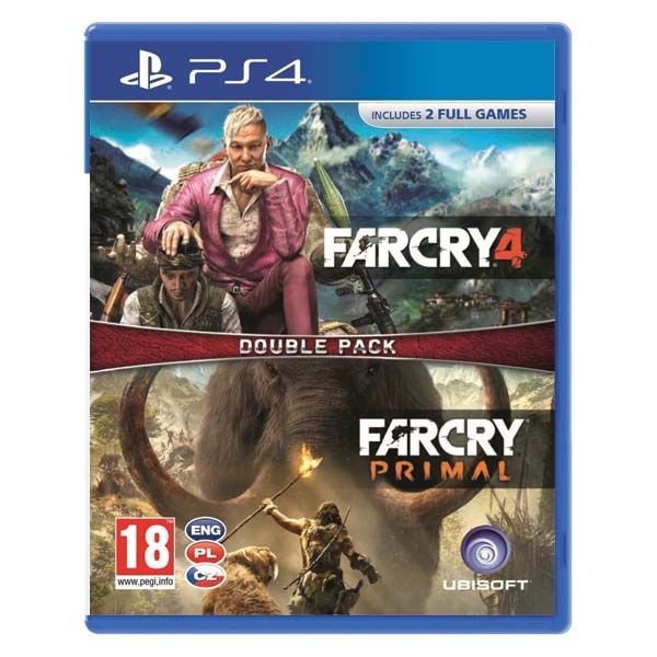 Far Cry 4 + Far Cry: Primal CZ (Double Pack) [PS4] - BAZÁR (použitý tovar)