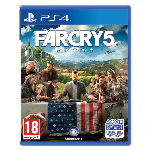 Far Cry 5 CZ [PS4] - BAZÁR (použitý tovar)