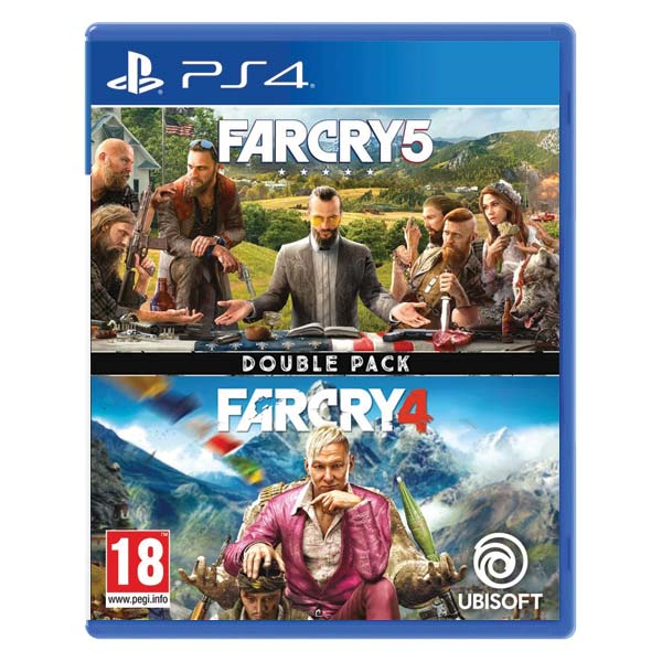 Far Cry 5 & Far Cry 4 (Double Pack) [PS4] - BAZÁR (použitý tovar)