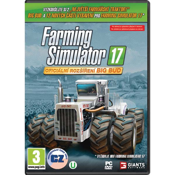 Farming Simulator 17 CZ (Oficiálne rozšírenie Big Bud)