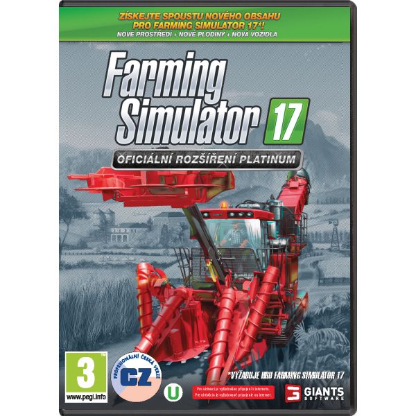 Farming Simulator 17 CZ (Oficiálne rozšírenie Platinum)