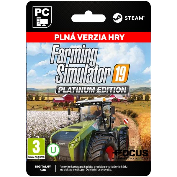 E-shop Farming Simulator 19 (Platinum Edition) [Steam]