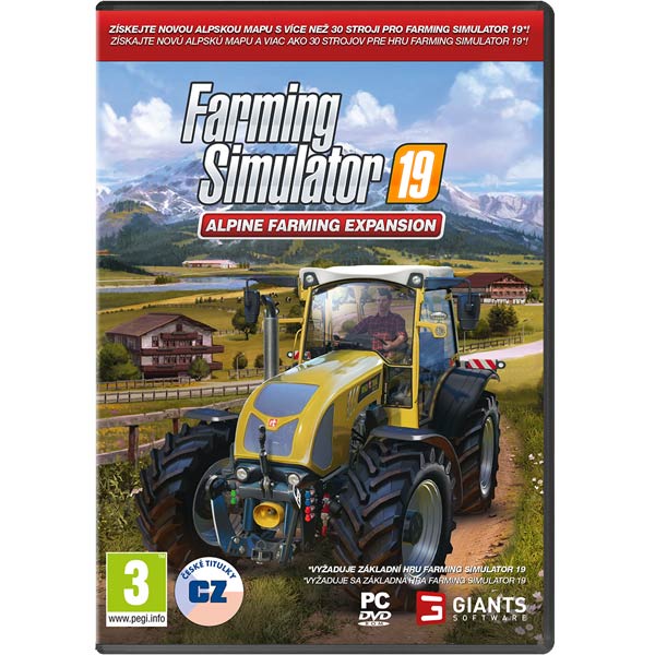 Farming Simulator 19: Rozšírenie Alpine Farming CZ Farming Simulator 19: Rozšírenie Alpine Farming CZ