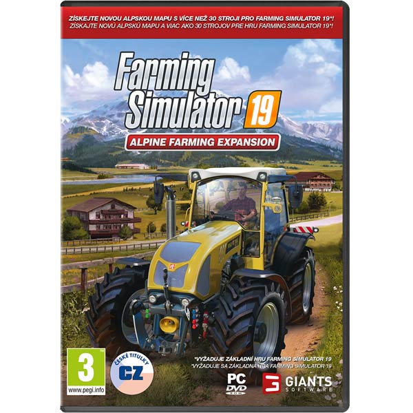 Farming Simulator 19: Rozšírenie Alpine Farming CZ