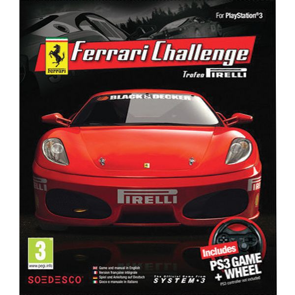 Ferrari Challenge Trofeo Pirelli + PS3 Game Wheel