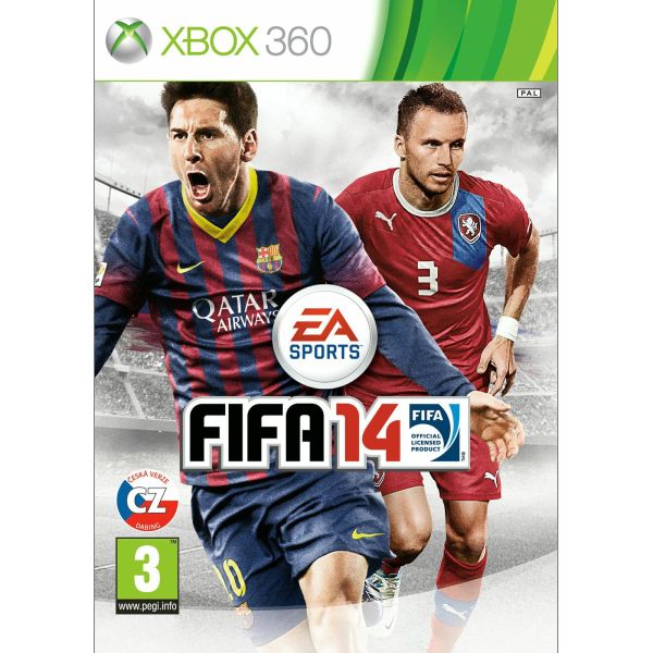 FIFA 14 CZ - XBOX 360- BAZÁR (použitý tovar)