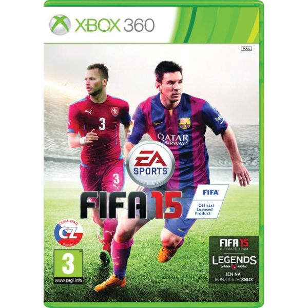 FIFA 15 CZ [XBOX 360] - BAZÁR (použitý tovar)