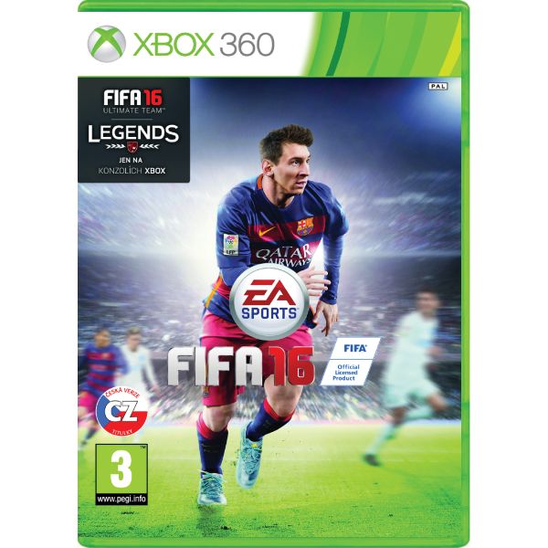 FIFA 16 CZ [XBOX 360] - BAZÁR (použitý tovar)