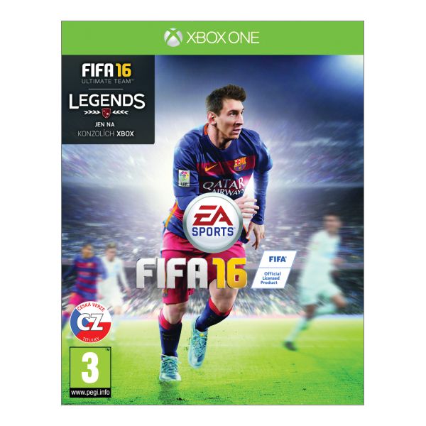 FIFA 16 CZ [XBOX ONE] - BAZÁR (použitý tovar)