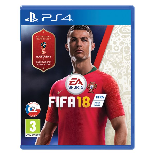 FIFA 18 CZ [PS4] - BAZÁR (použitý tovar)