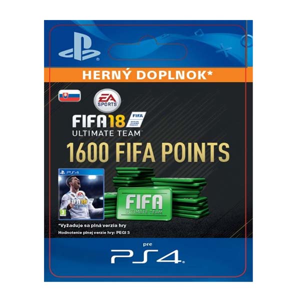 FIFA 18 Ultimate Team - 1600 FIFA Points SK FIFA 18 Ultimate Team - 1600 FIFA Points SK