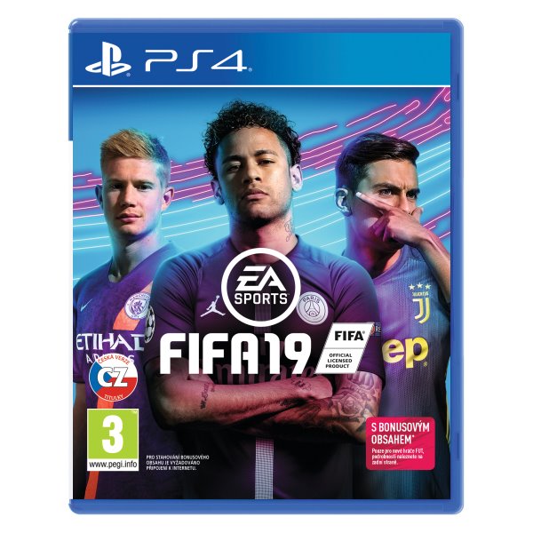 FIFA 19 CZ [PS4] - BAZÁR (použitý tovar)