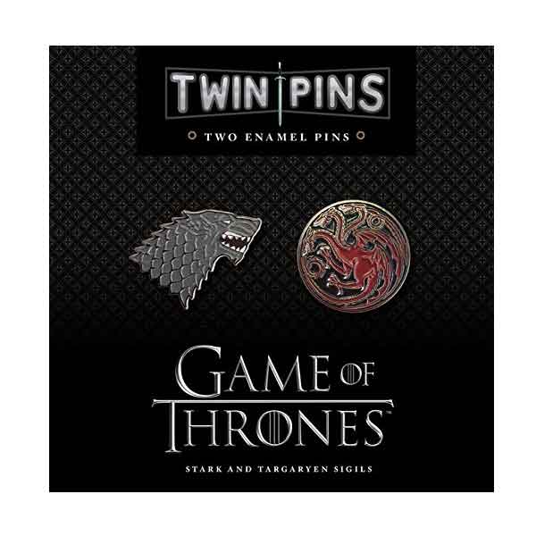 Game of Thrones Odznaky House Stark and Targaryen (2-Pack)