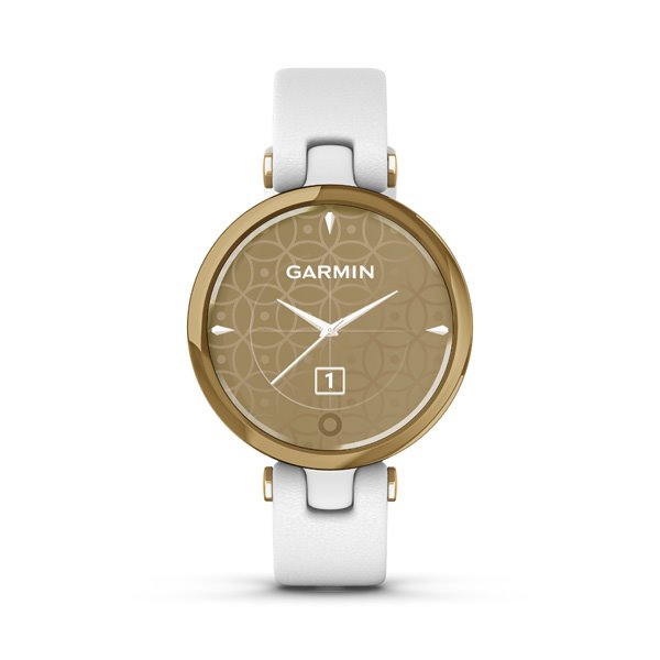 Garmin Lily Classic smart hodinky, zlatá/biela