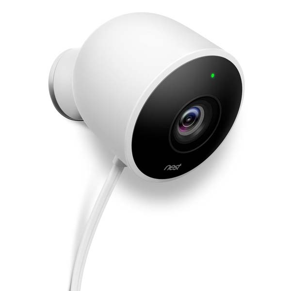 Google Nest Cam Outdoor, exteriérová kamera, White Google Nest Cam Outdoor, exteriérová kamera, White