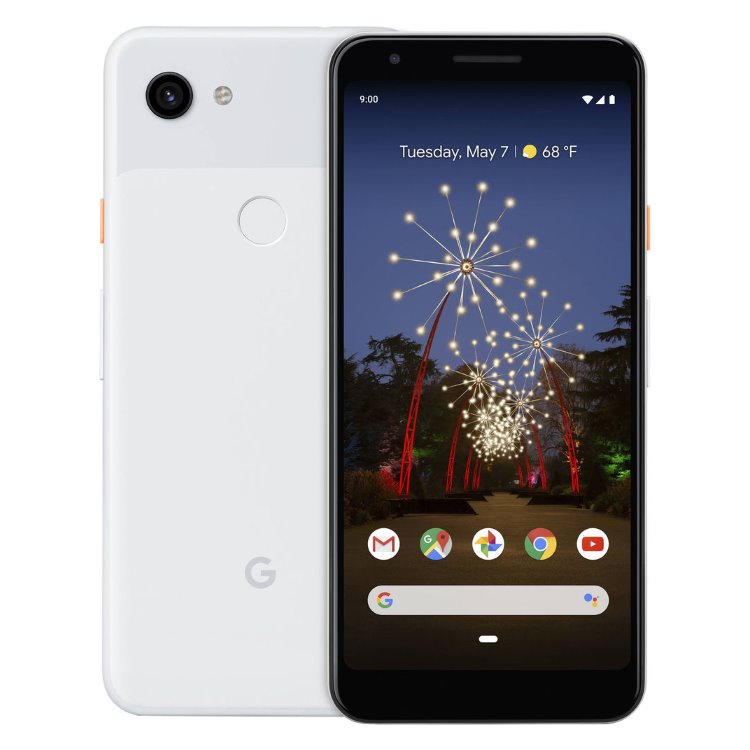 Google Pixel 3a XL, Single SIM, 4/64GB, Clearly White, Trieda A - použité, záruka 12 mesiacov