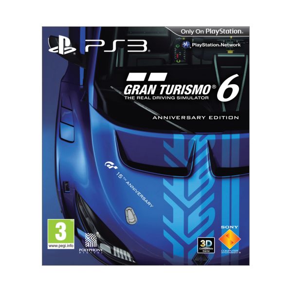 Gran Turismo 6 CZ (Anniversary Edition) [PS3] - BAZÁR (použitý tovar)