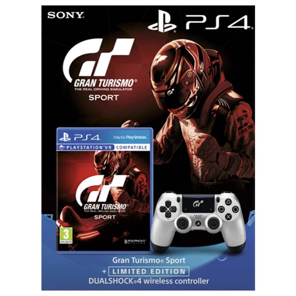 Gran Turismo Sport + DualShock 4 Wireless Controller v2 (Gran Turismo Sport Limited Edition)