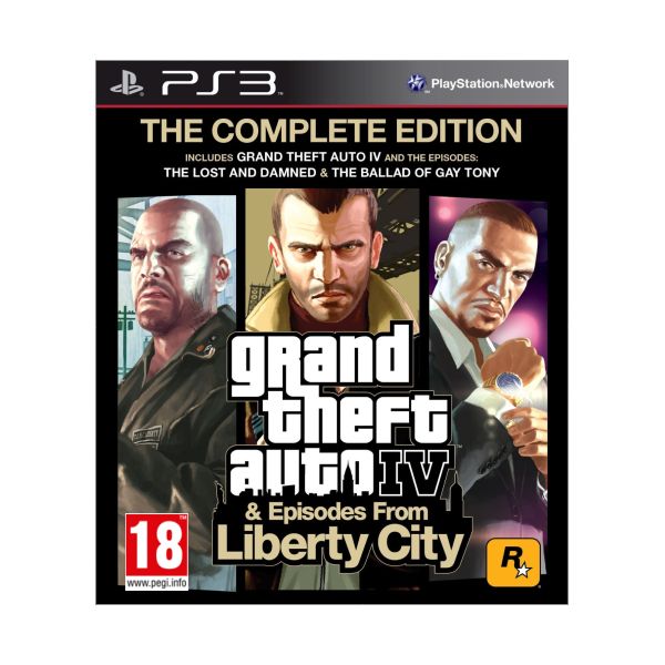 Grand Theft Auto 4 & Episodes from Liberty City (The Complete Edition) PS3