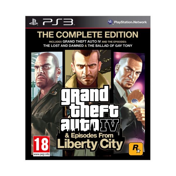 Grand Theft Auto 4 & Episodes from Liberty City (The Complete Edition)-PS3 - BAZÁR (použitý tovar)