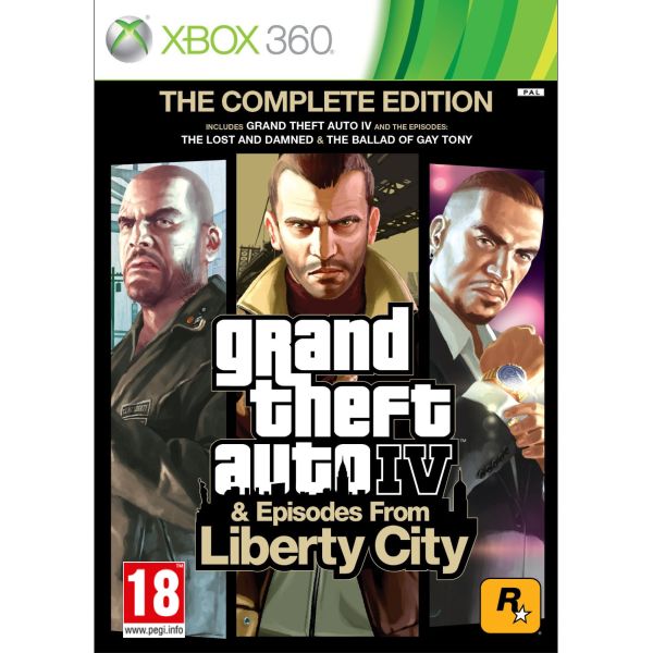 Grand Theft Auto 4 & Episodes from Liberty City (The Complete Edition)- XBOX 360- BAZÁR (použitý tovar)