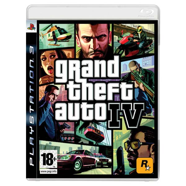 Grand Theft Auto 4 PS3 - BAZÁR (použitý tovar)