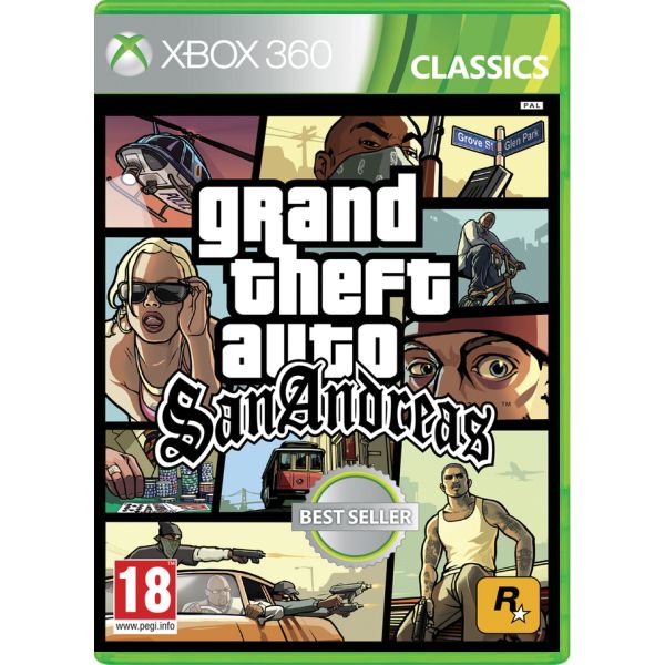 Grand Theft Auto: San Andreas [XBOX 360] - BAZÁR (použitý tovar)