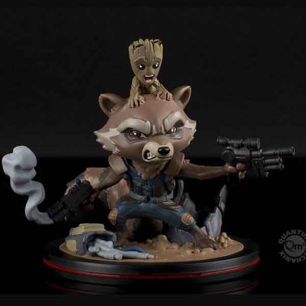 Guardians of the Galaxy Rocket and Groot Q-Figure 14 cm