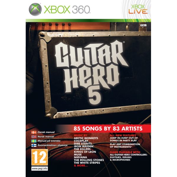 Guitar Hero 5 [XBOX 360] - BAZÁR (použitý tovar)