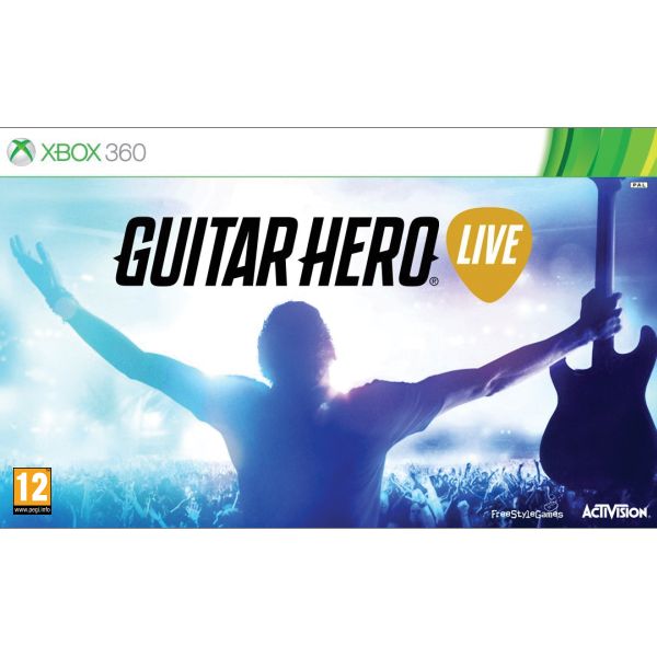 Guitar Hero Live + gitara [XBOX 360] - BAZÁR (použitý tovar)