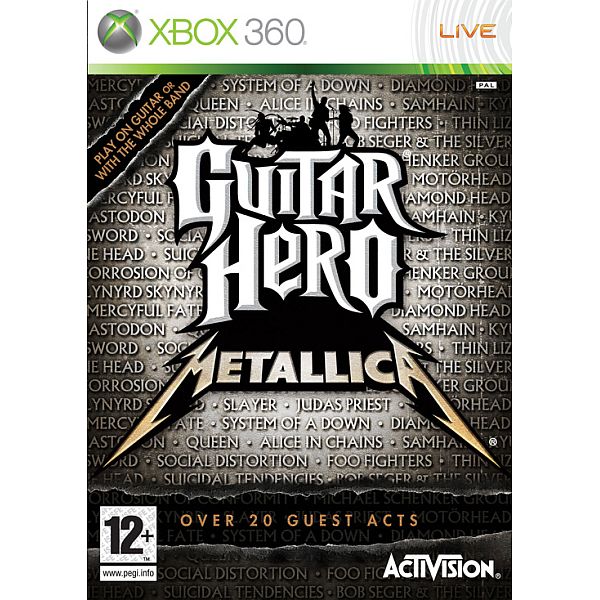 Guitar Hero: Metallica [XBOX 360] - BAZÁR (použitý tovar)