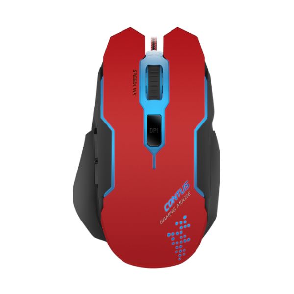 Herná myš Speedlink Contus Gaming Mouse, čierno-červená