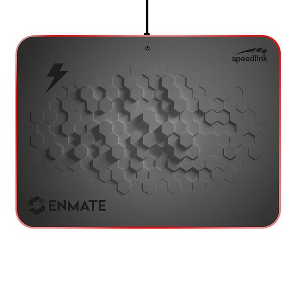 Herná podložka Speedlink Enmate RGB Charging Mousepad SL-620001-GY